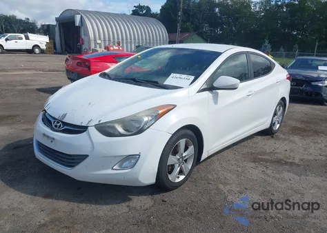 2013 Hyundai Elantra Gls from USA, damaged, VIN 5NPDH4AE8DH443565
